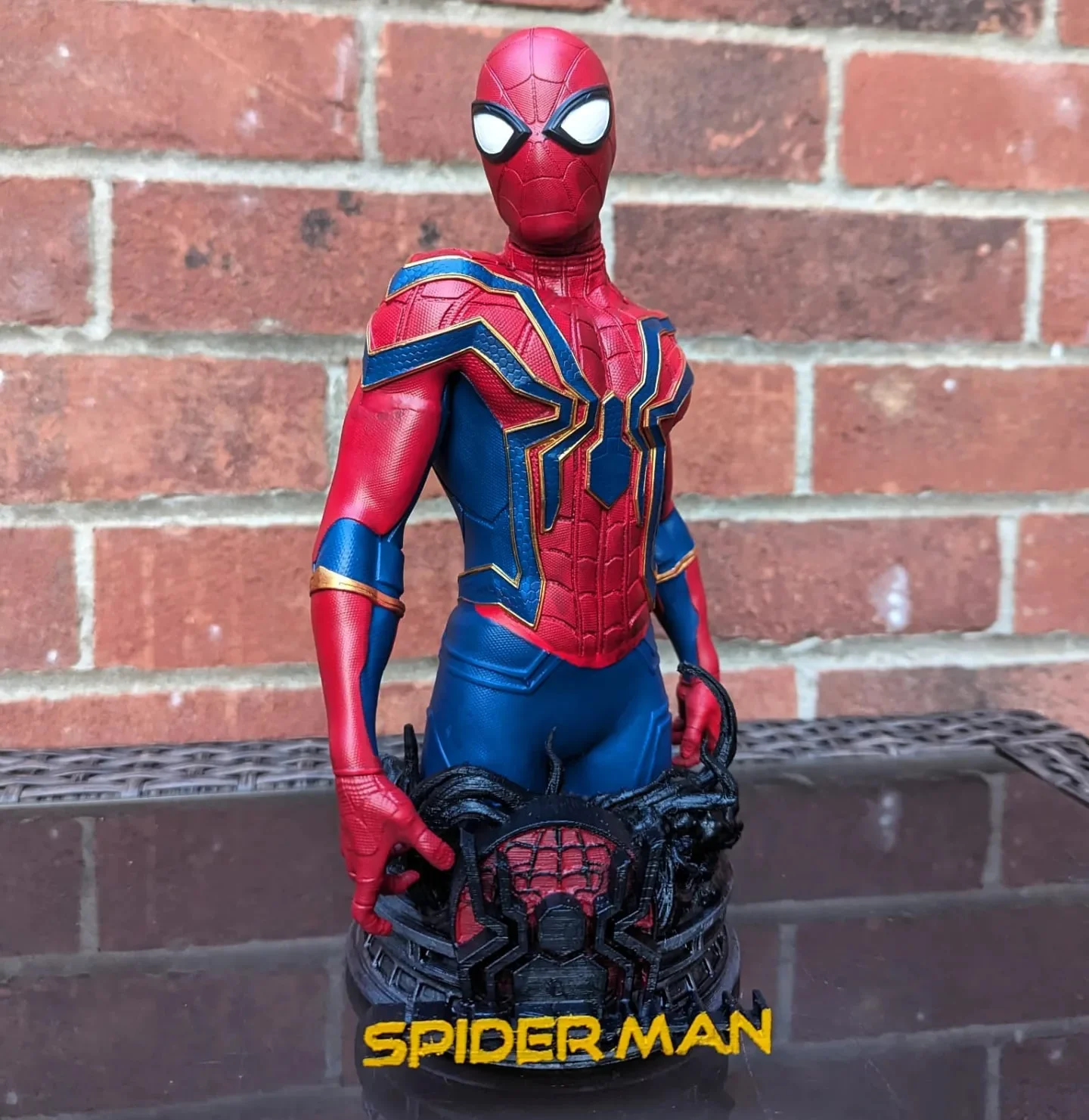 WICKED MARVEL SPIDERMAN BUST: TESTED AND READY FOR 3D PRINTING