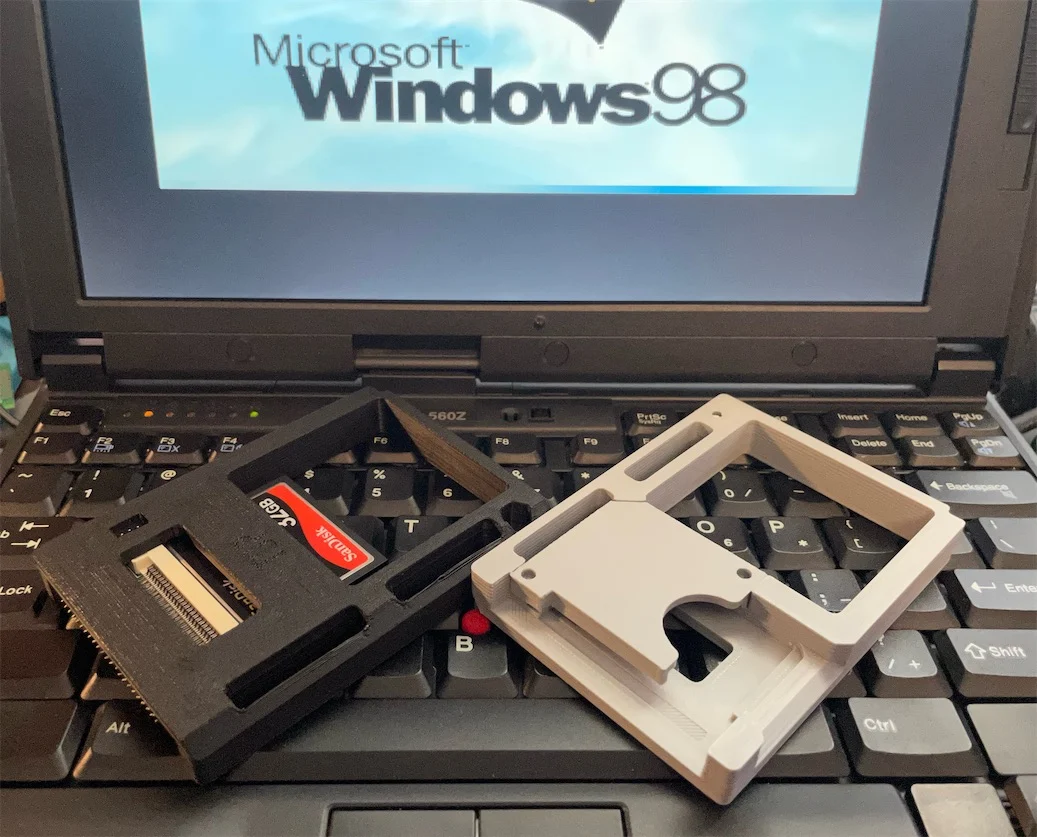 IBM ThinkPad 560Z Internal SD/CF Adapter Enclosure