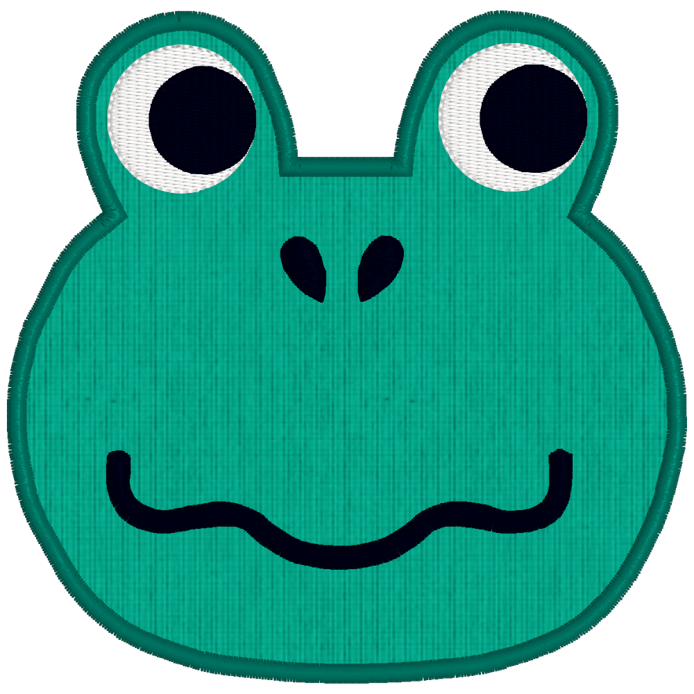 Animal Crossing Embroidery - Tad the Frog - Machine Embroidery