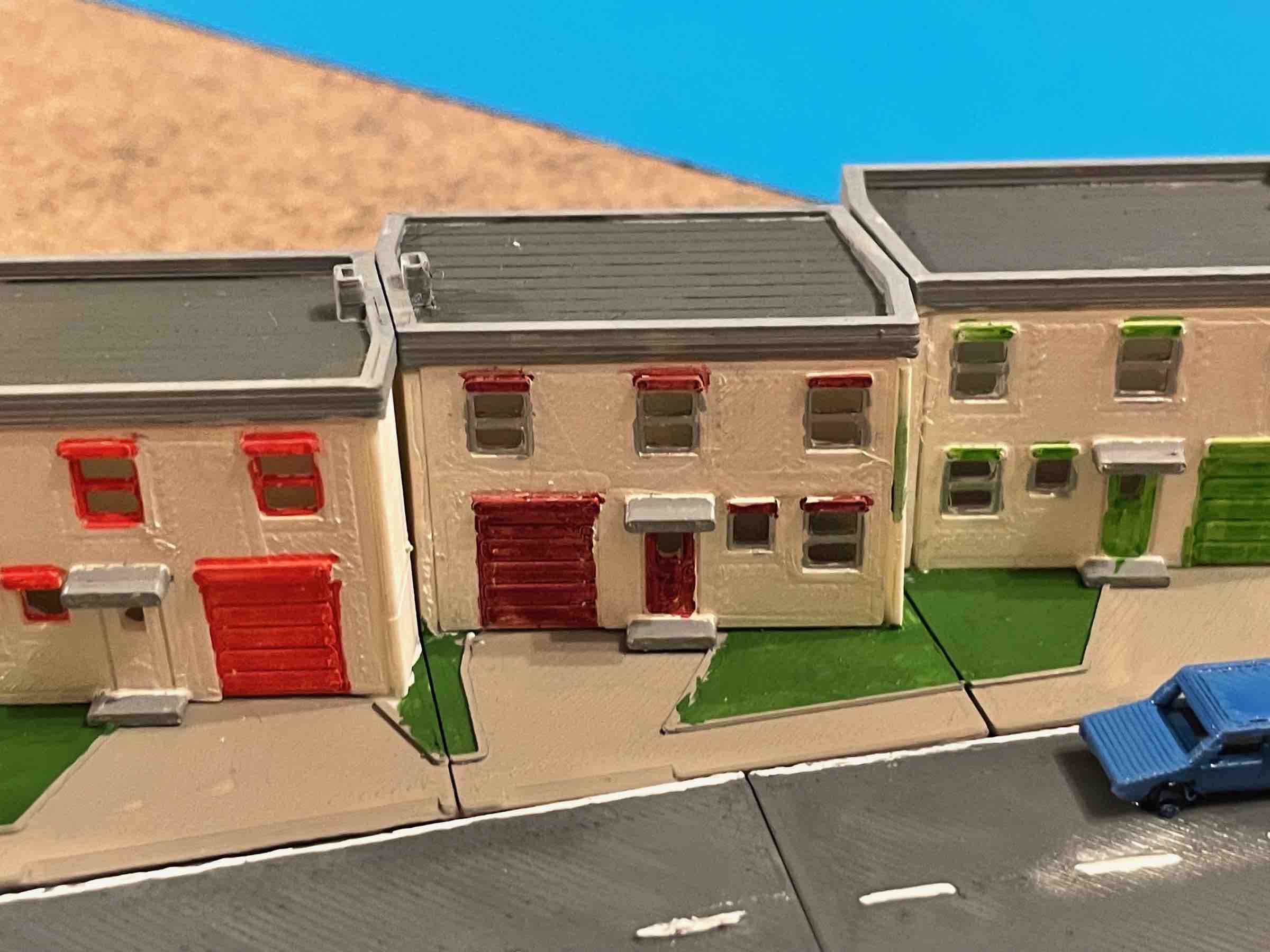 Terraced house 1c (z-scale)
