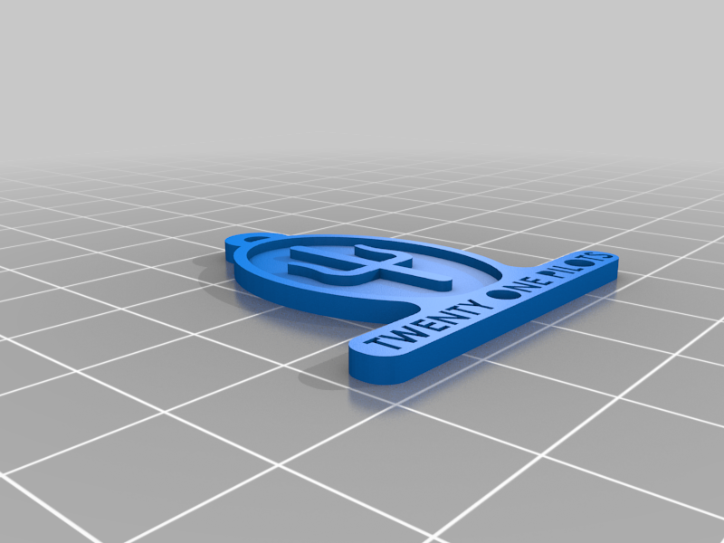 21 pilots - new logo keyring