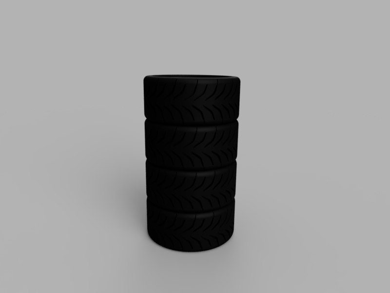 Tire Pen Holder (semi-slick)