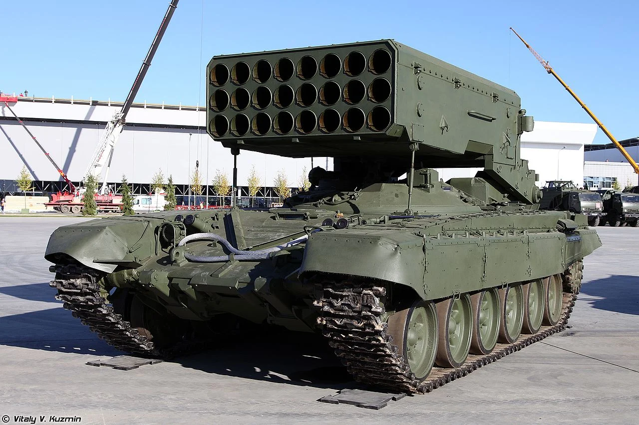 Russian TOS-1 Multiple Rocket Launcher Thermobaric System