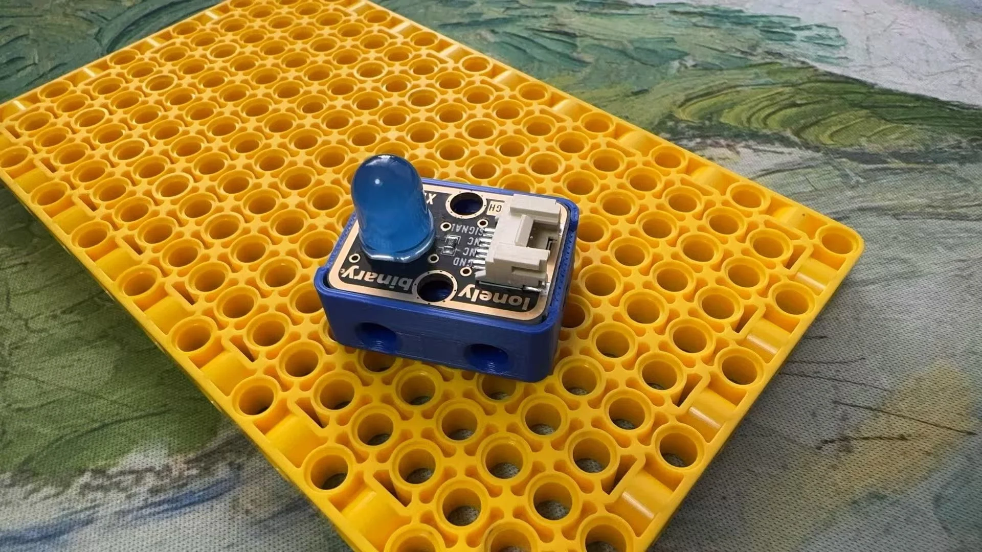 Lonely Binary TinkerBlock 3x4 Base Adapter (LEGO Technic Compatibility)