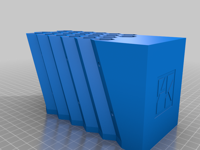 Modular Vertical Honeycomb Copic Marker Stand