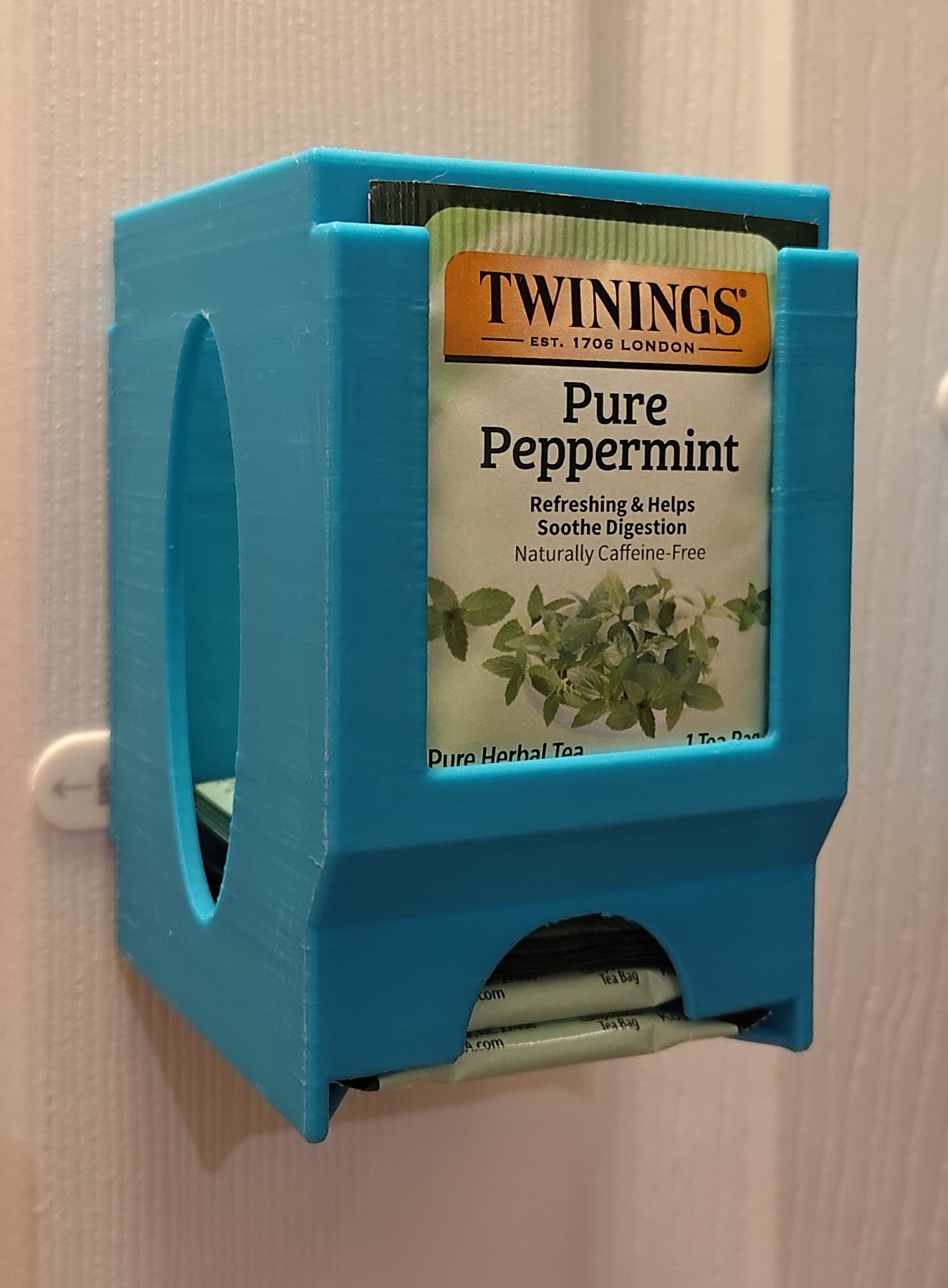 Wall or Under Cabinet Mounted Tea Dispenser