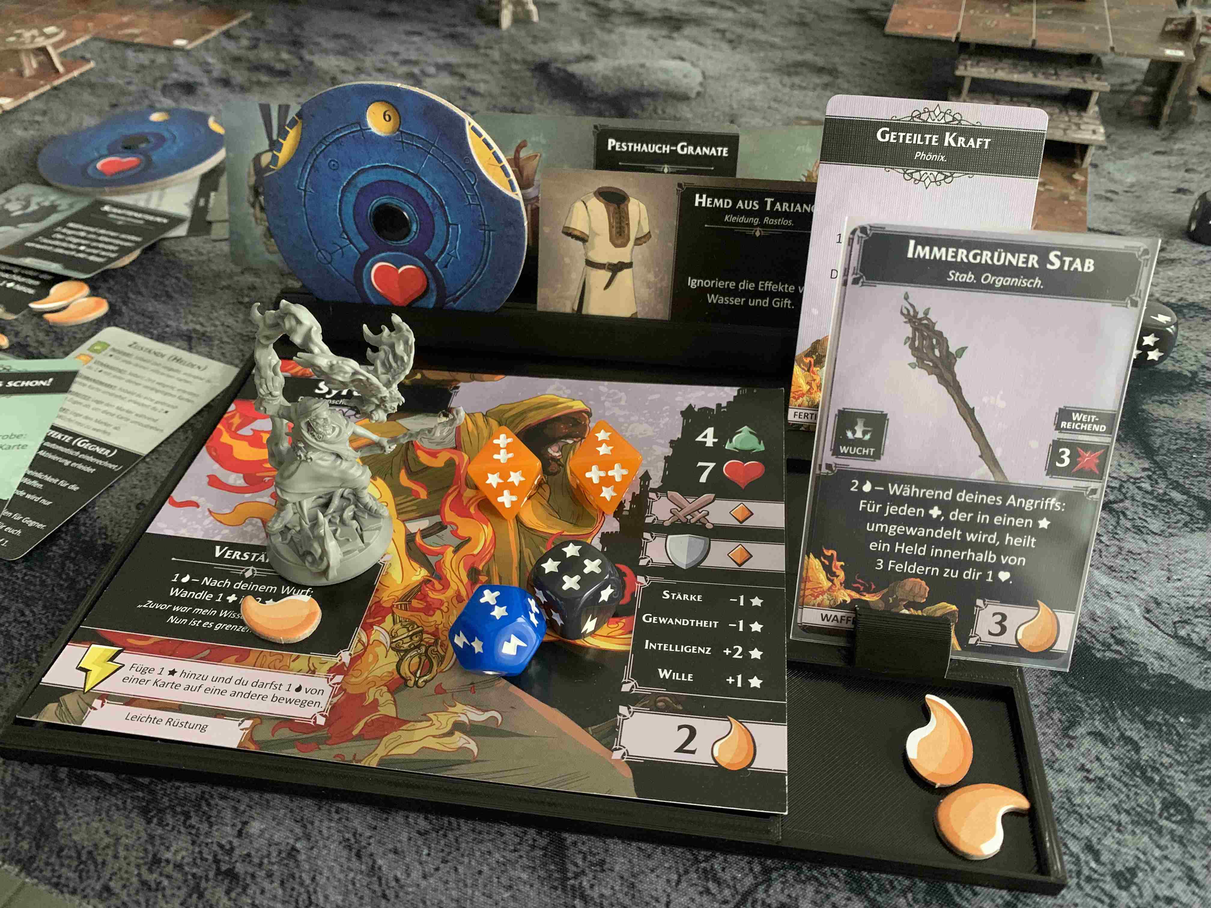 Descent Legenden der Finsternis Dashboard