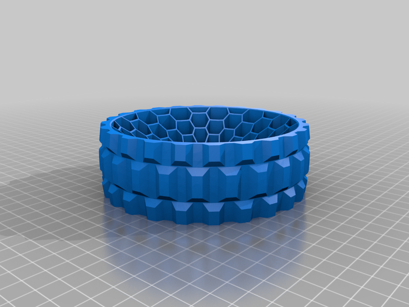 Repaired airless tire for Traxxas Slash