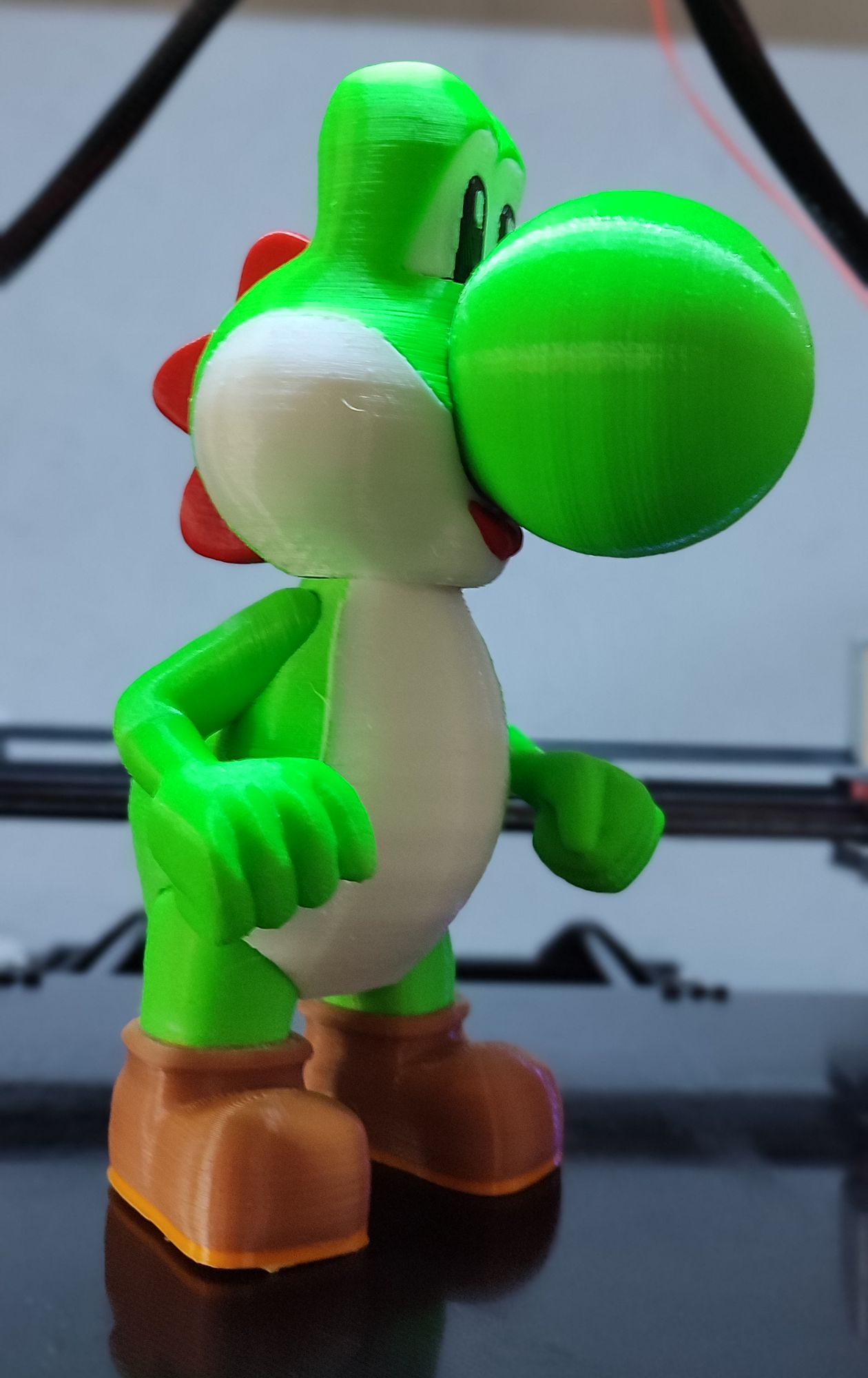 Yoshi en couleur optimisé pour l'impression IDEX
