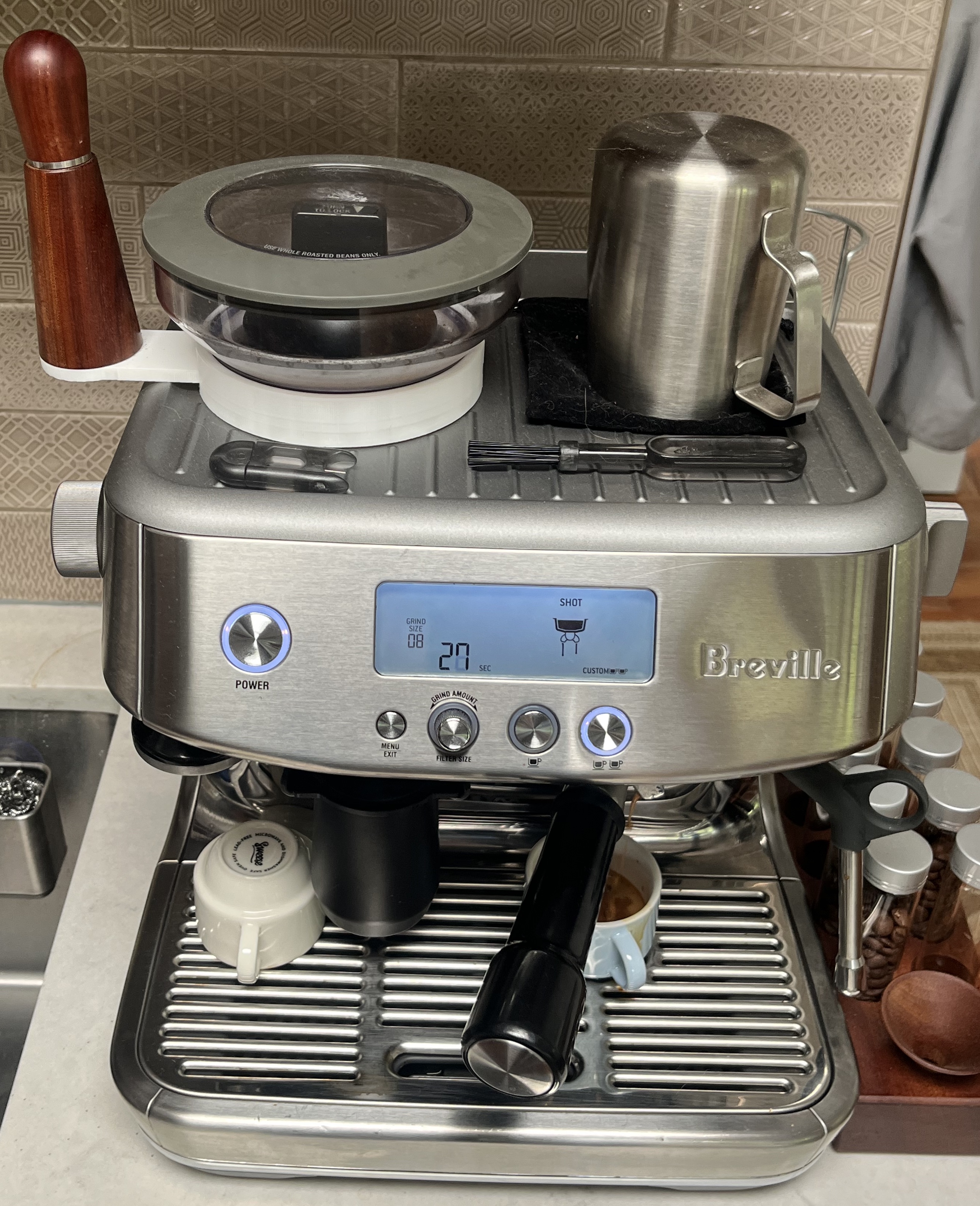Breville Barista Pro Mount for Grounds Distributor