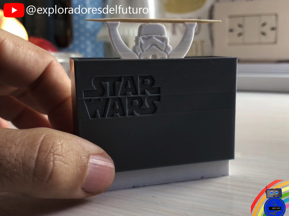 Trooper toothpick DISPENSER