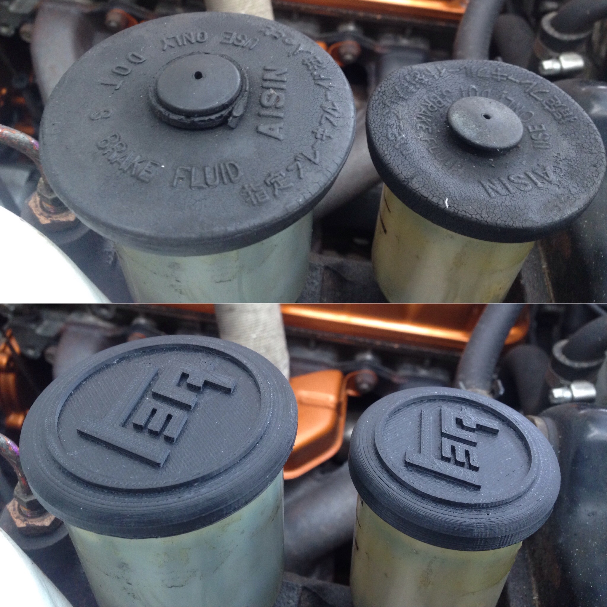 Toyota Celica brake fluid reservoir cap
