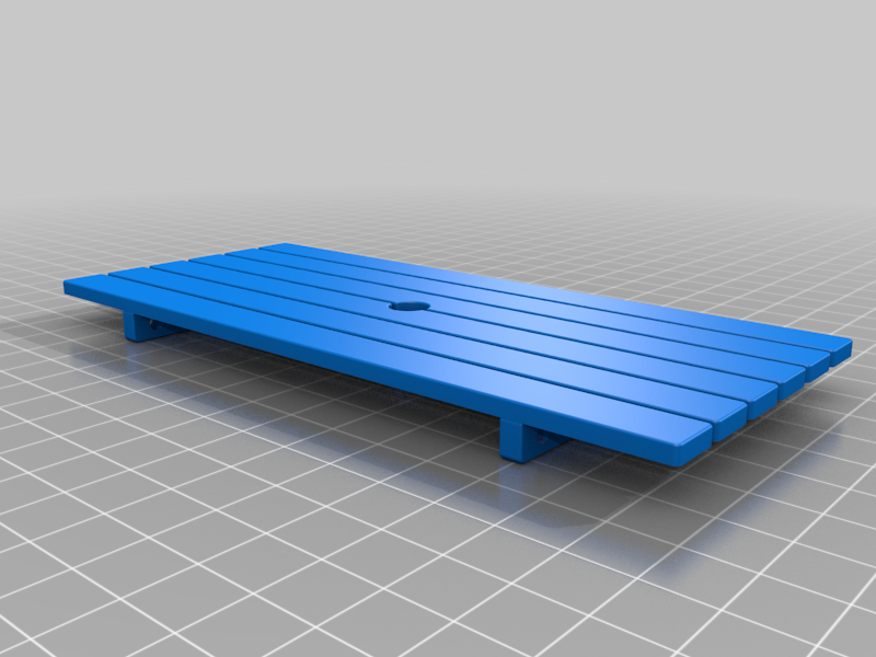 1/12 Picnic table and parasol for doll houses
