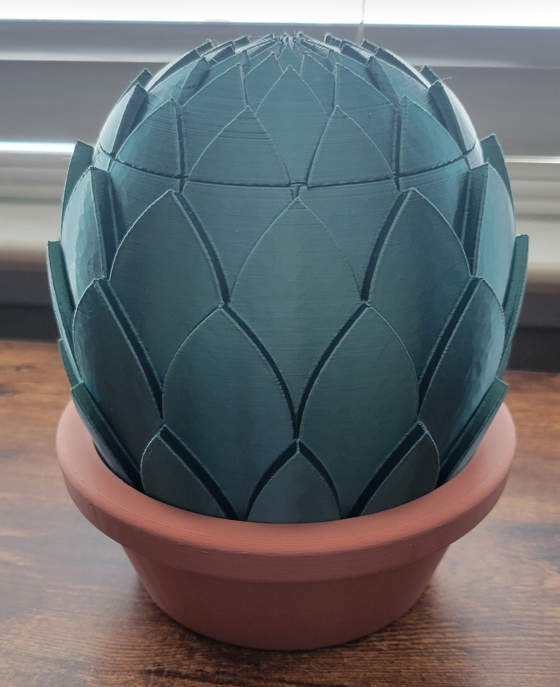 Succulents Plant Trash Bin