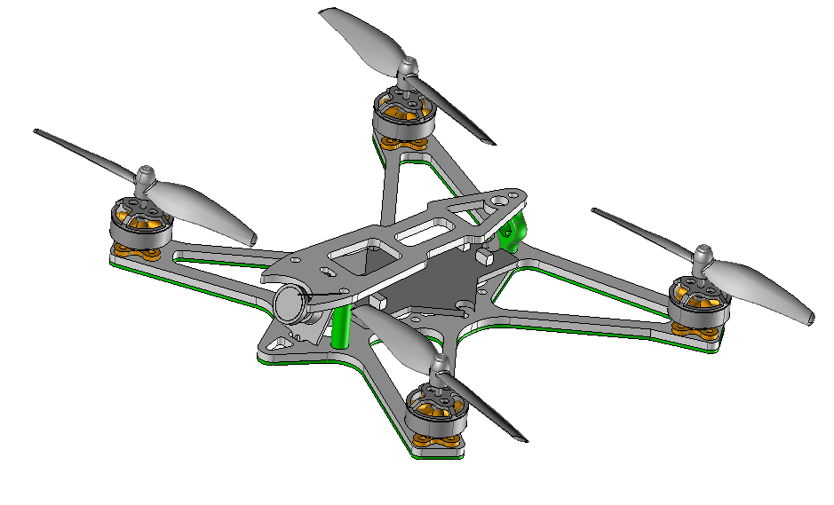 3DHawk - Ultralight printed Tinyhawk Freestyle frame