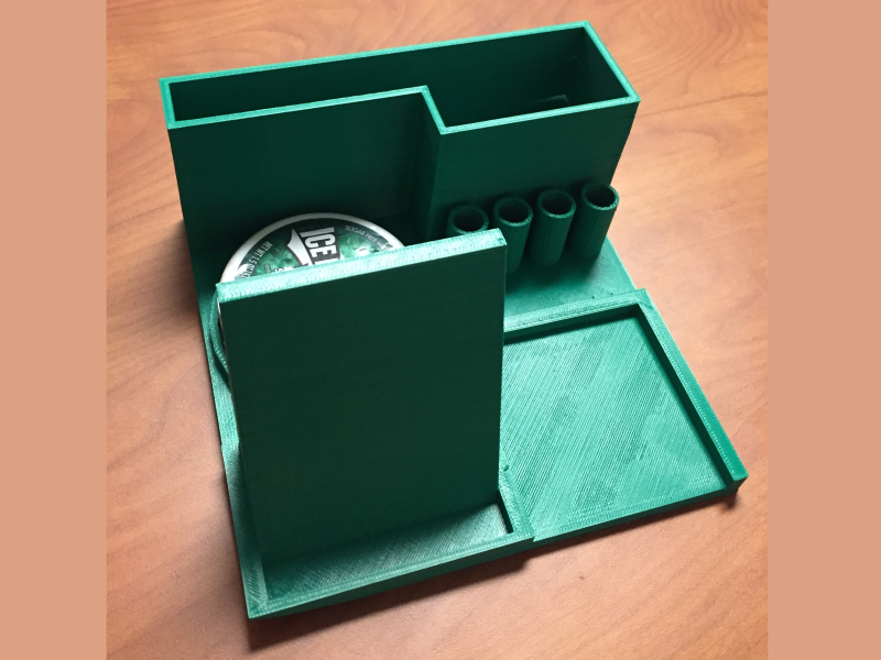 Desk Organizer with Ice Breaker Holder