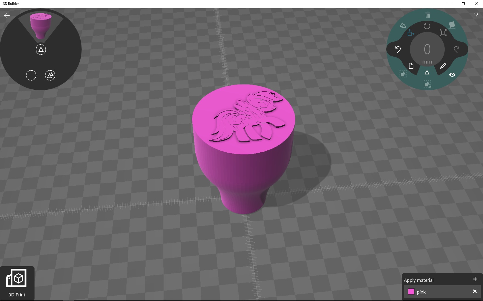 Rainbow dash shifter knob