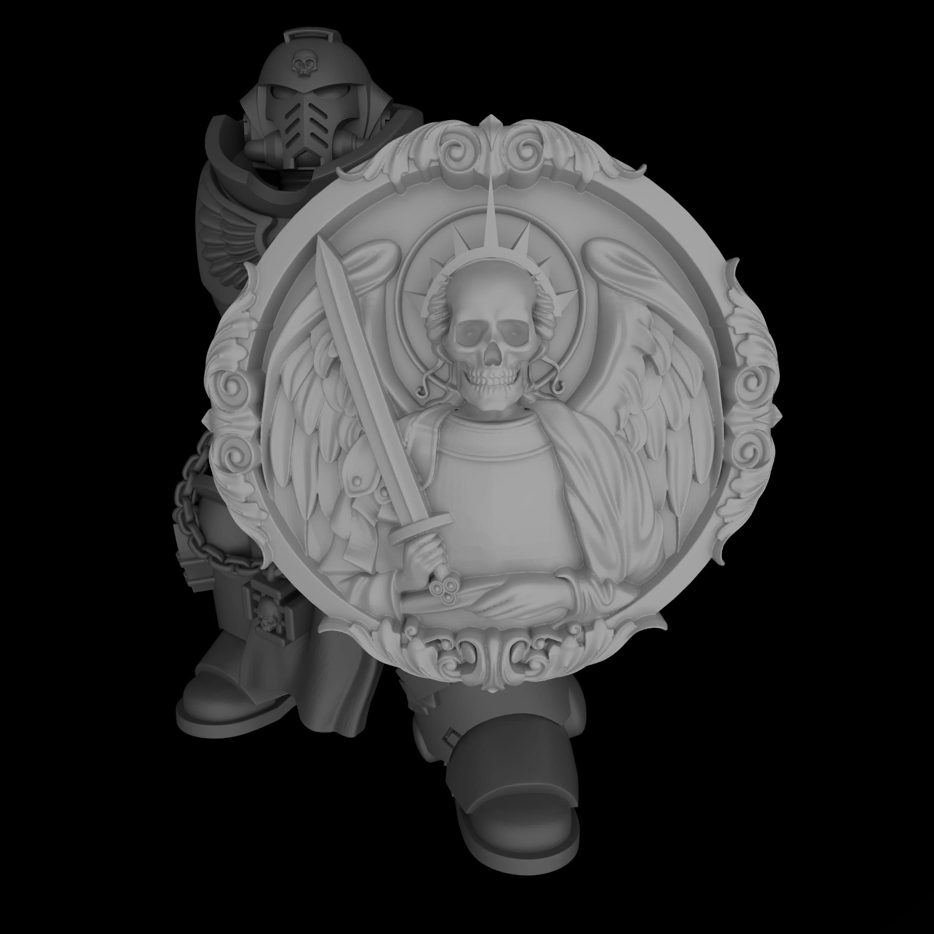 Dark angels shield of Death