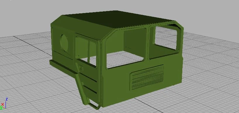 MAN Truck body shell canopy carro 8x8 crawler RC4WD Axial Tamiya
