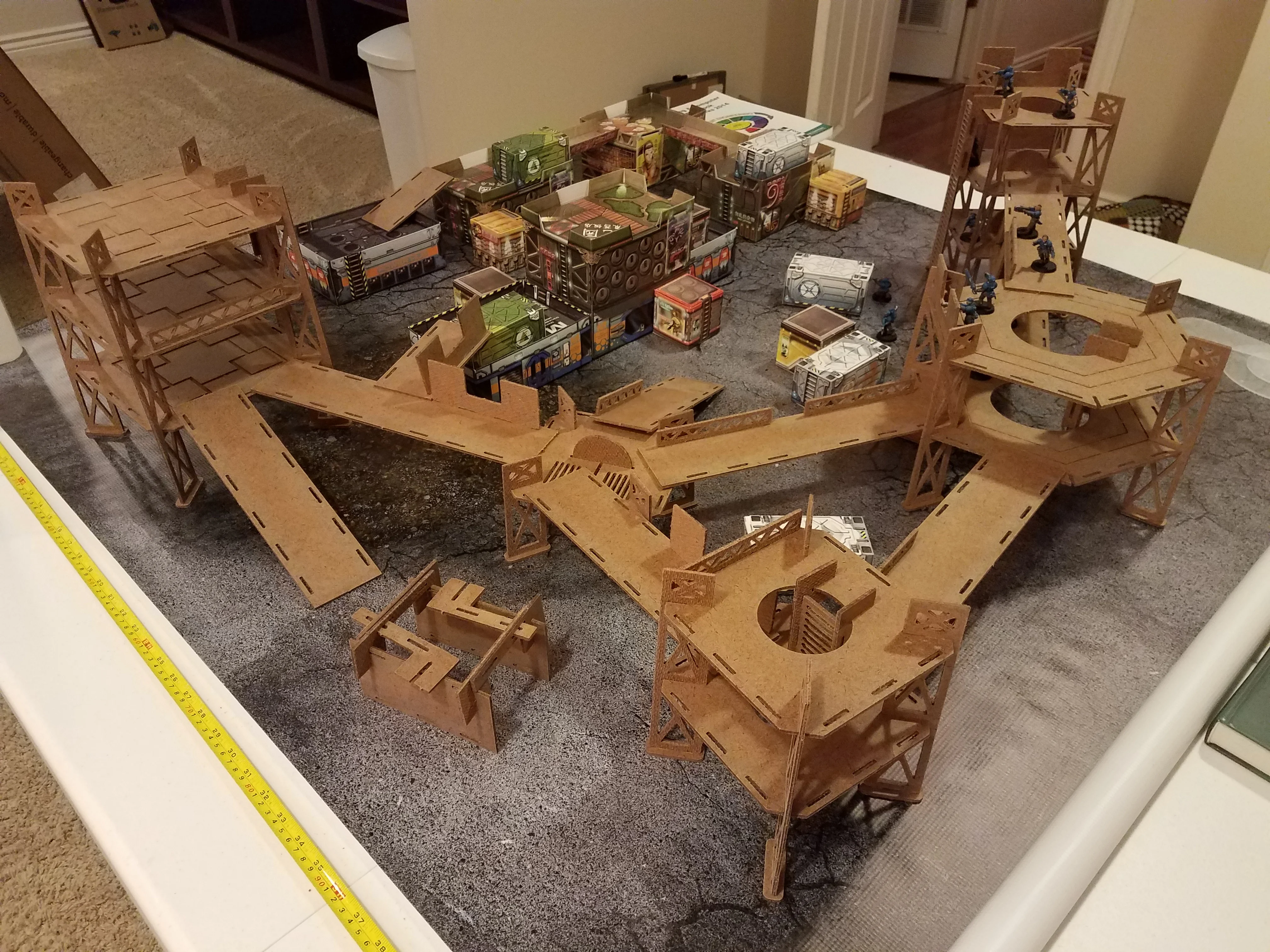 Tabletop Industrial Terrain CNC/Laser Cut