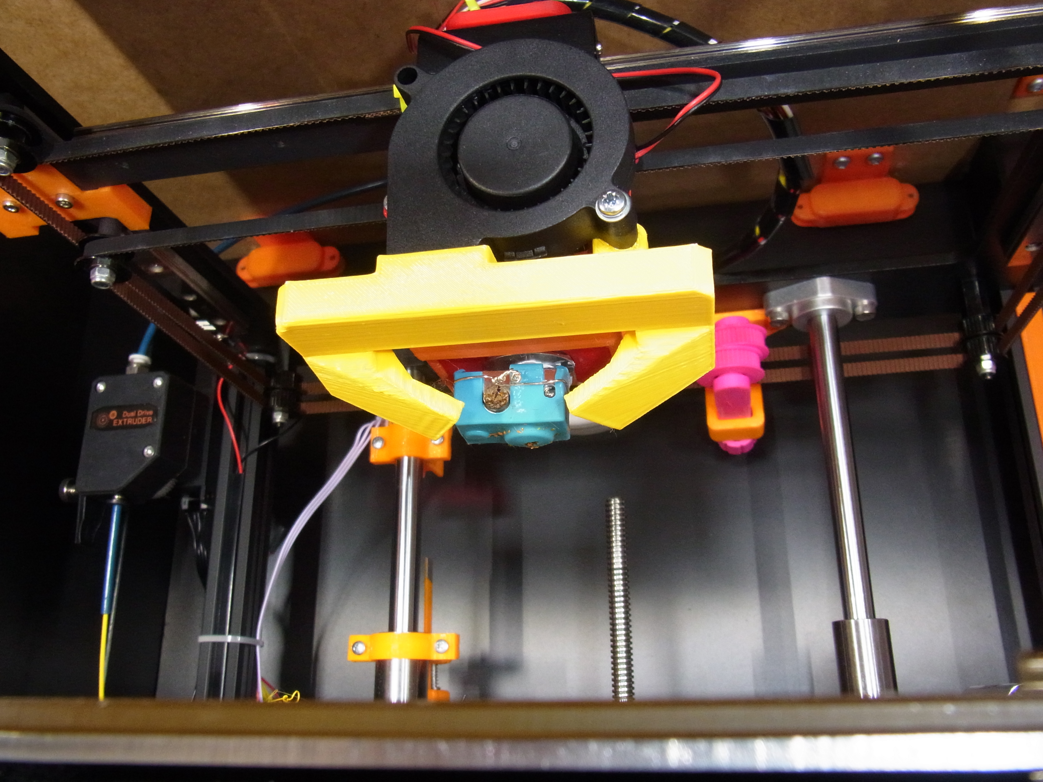 Fangduct for Sapphire Pro e3d v6 mount