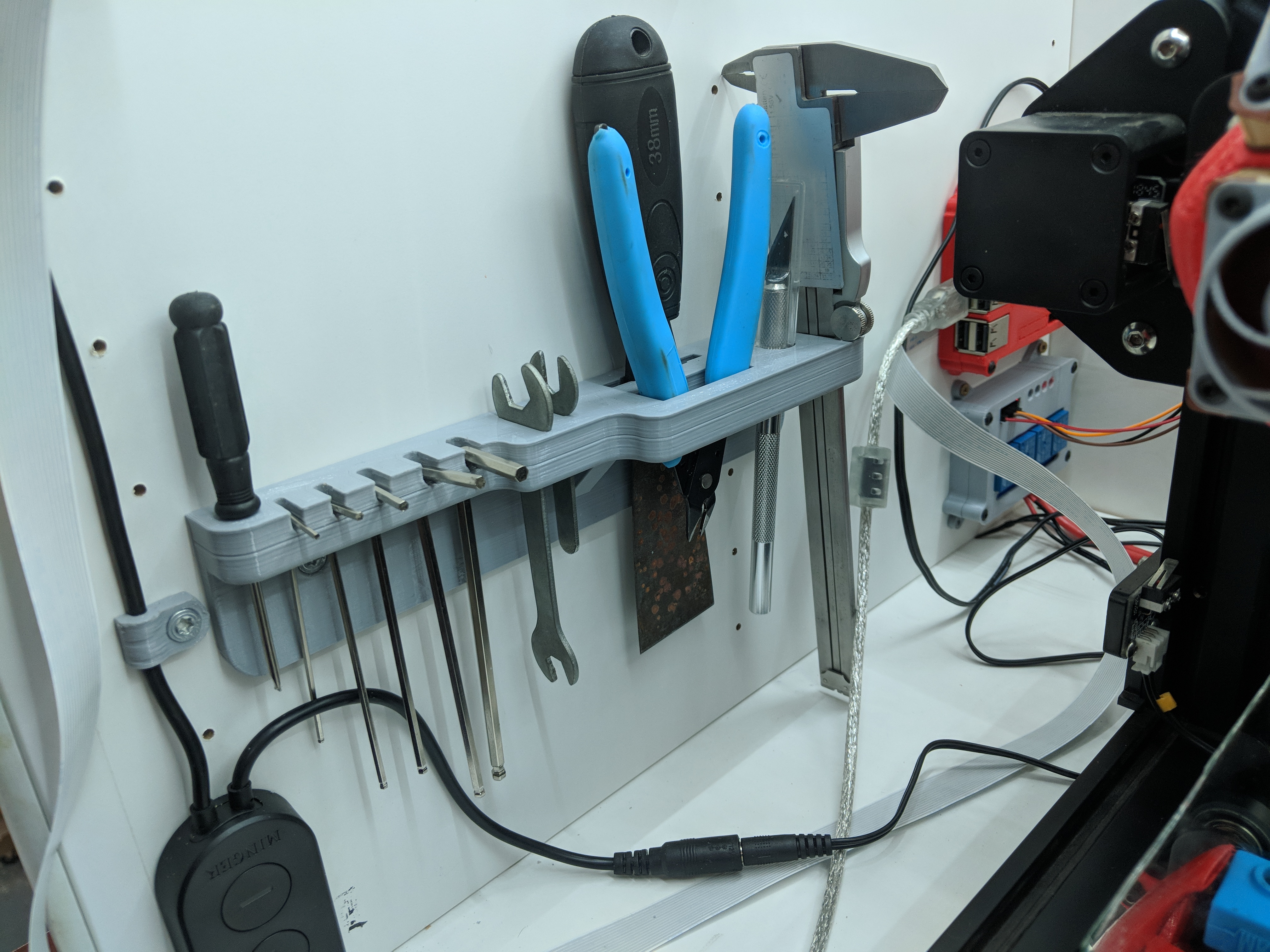 Wall Mount Ender 3 Tool Rack