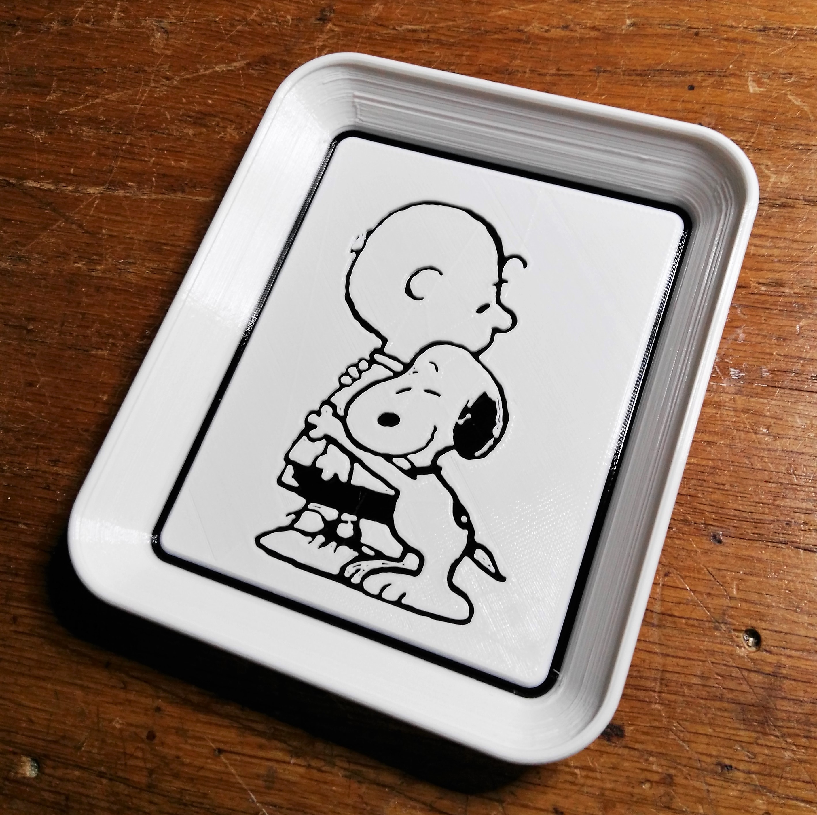 Charlie and Snoopy Tray