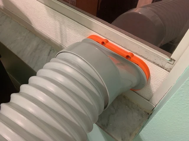 Portable AC Window Vent Adapter