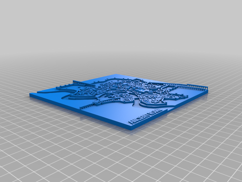 Ancient Rome 3d map