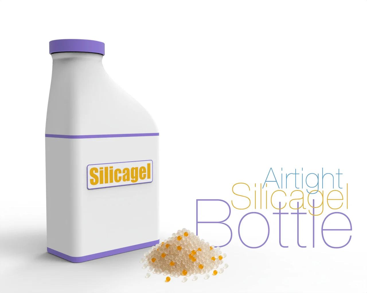 Airtight Silicagel Bottle