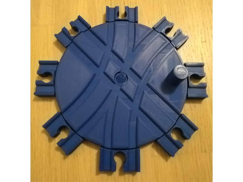 Wooden Train Turntable - Multiway - 150mm table