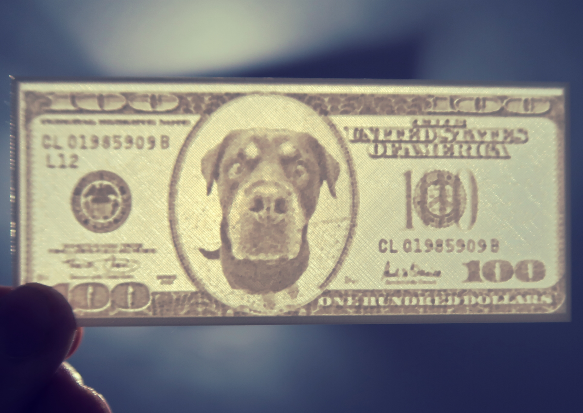 Billete ENIA LITHOPHANE