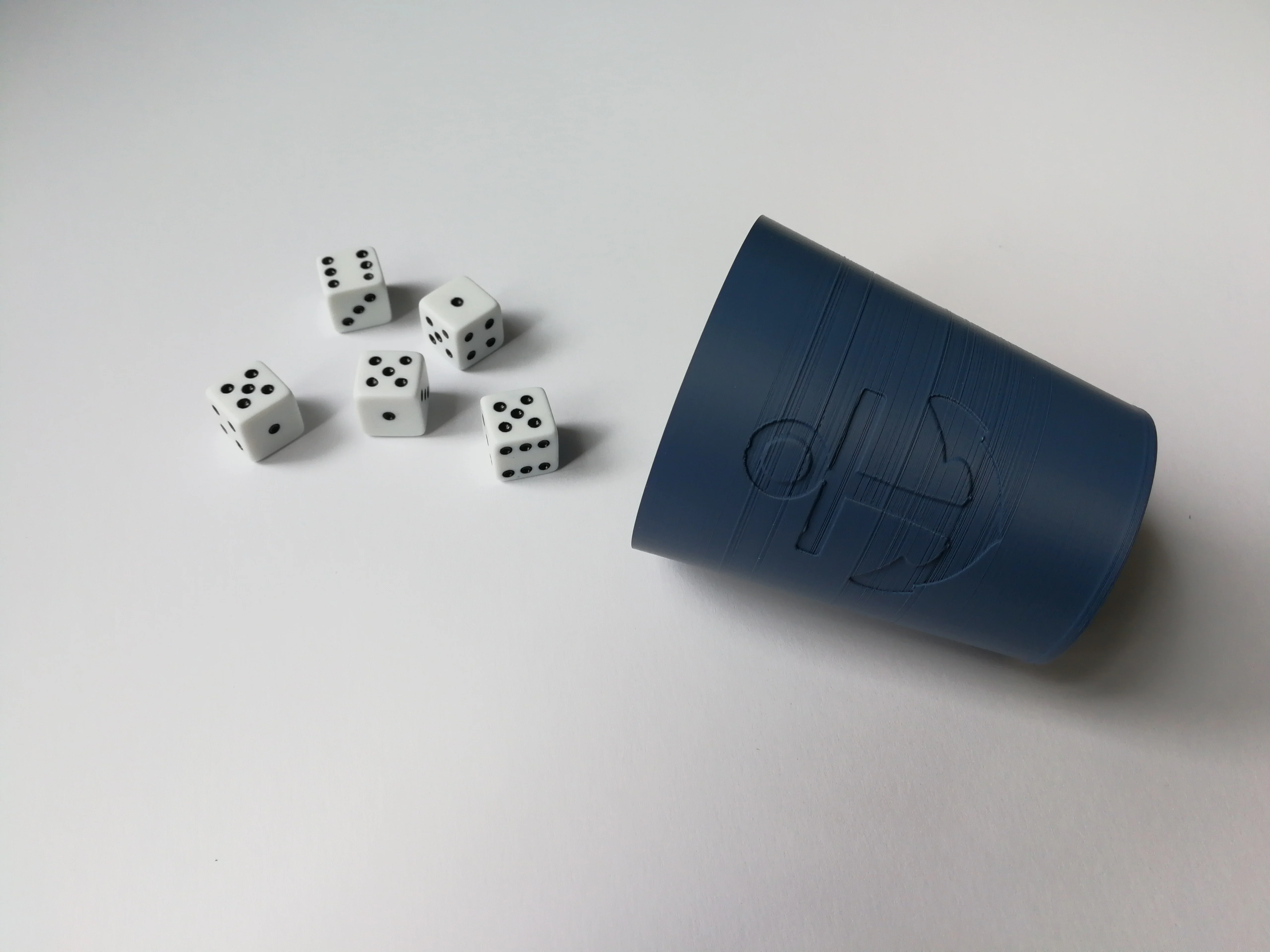 Dice Cup with an Anchor