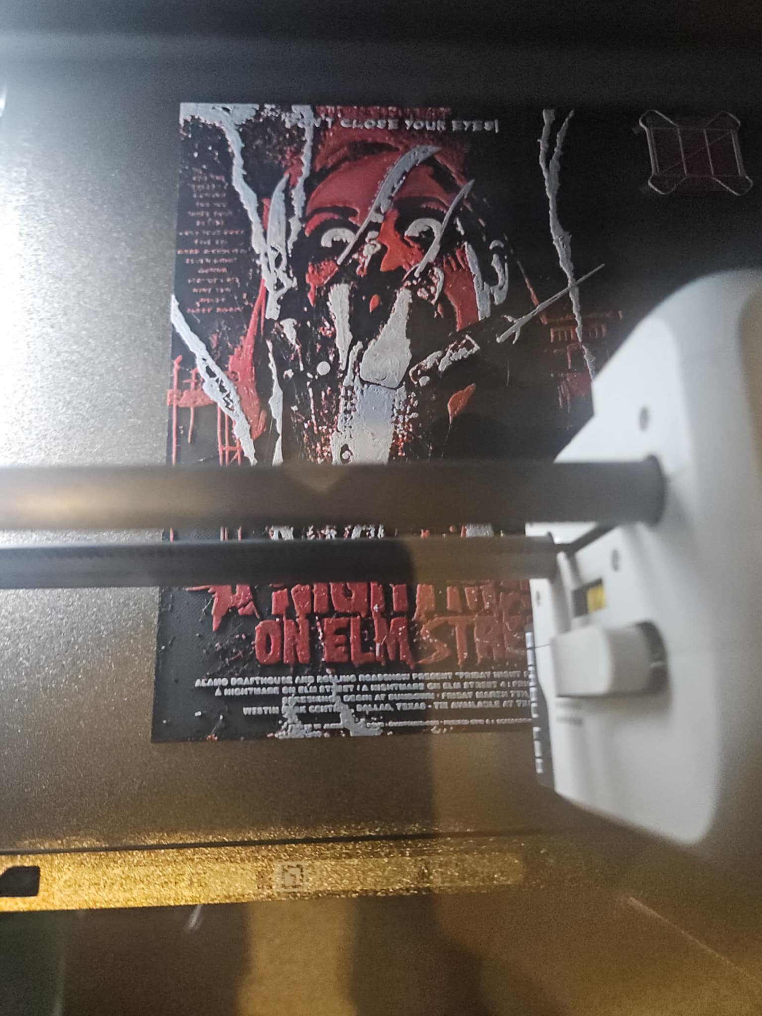 Nightmare on elm street 1984 Hueforge poster