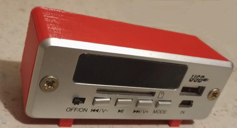 Case for MP3/Bluetooth/FM module