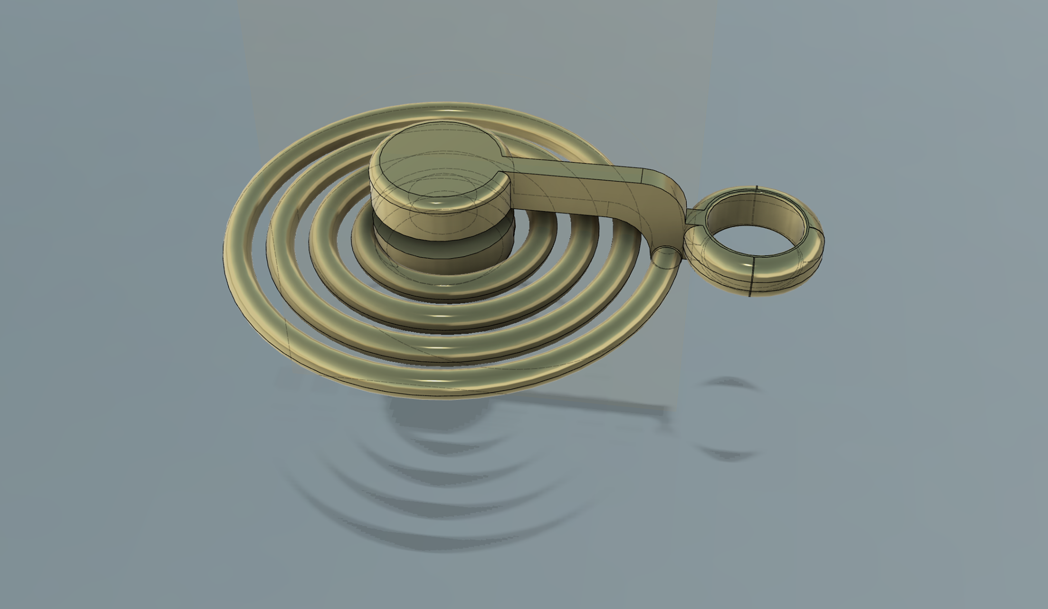 LC Resonant Circuit Pendant