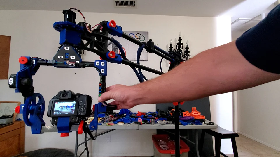 CNC 6-axis Motion controlled Camera platform
