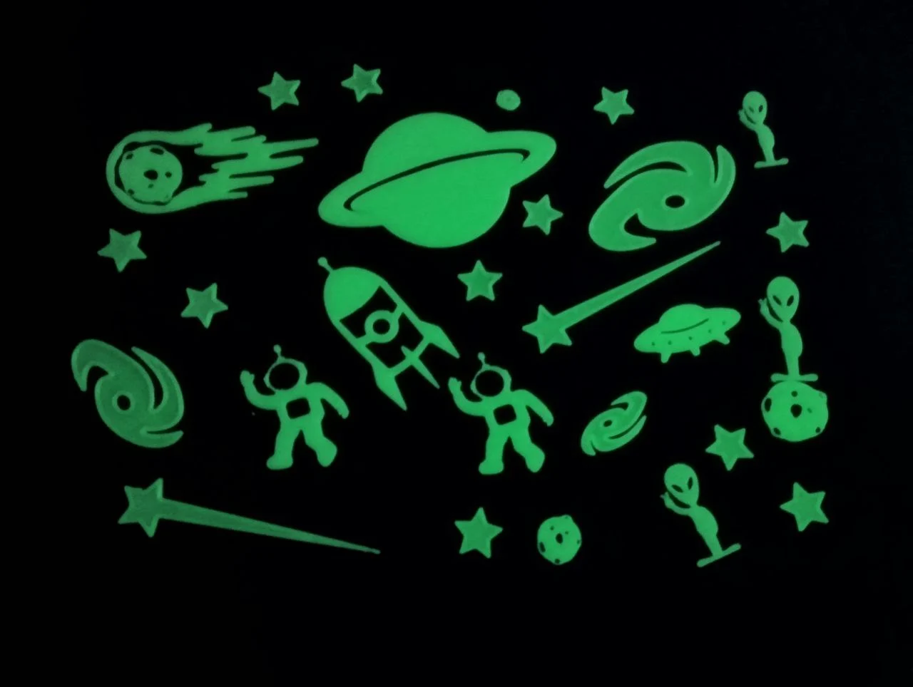Glow in the dark stars for your cealing