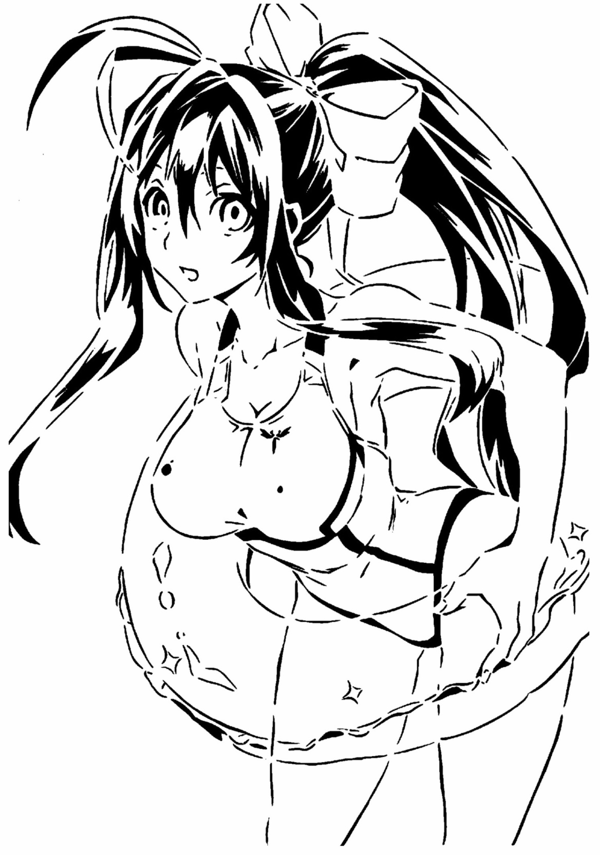 Rin Hazuki stencil
