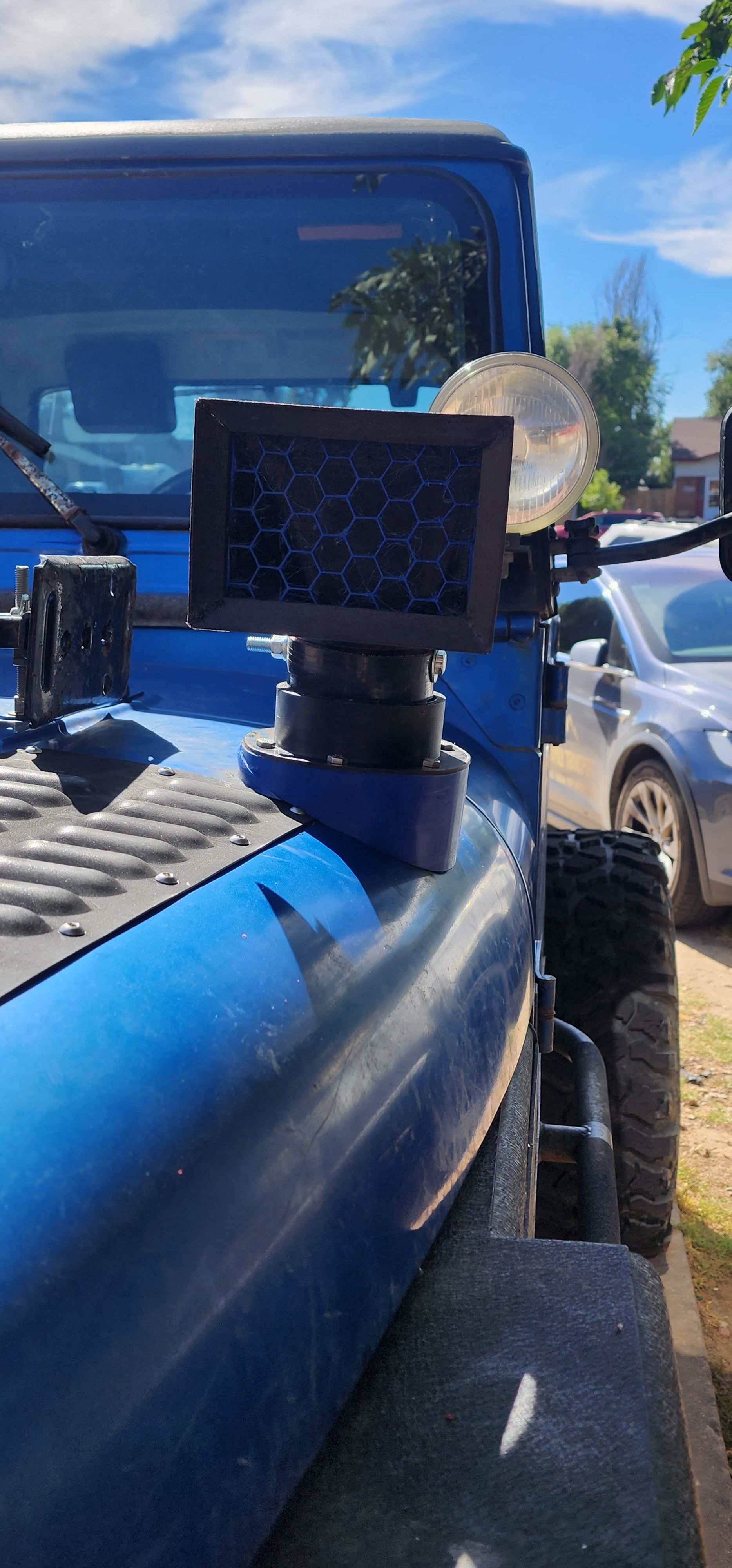 YJ Hood snorkel ram air intake