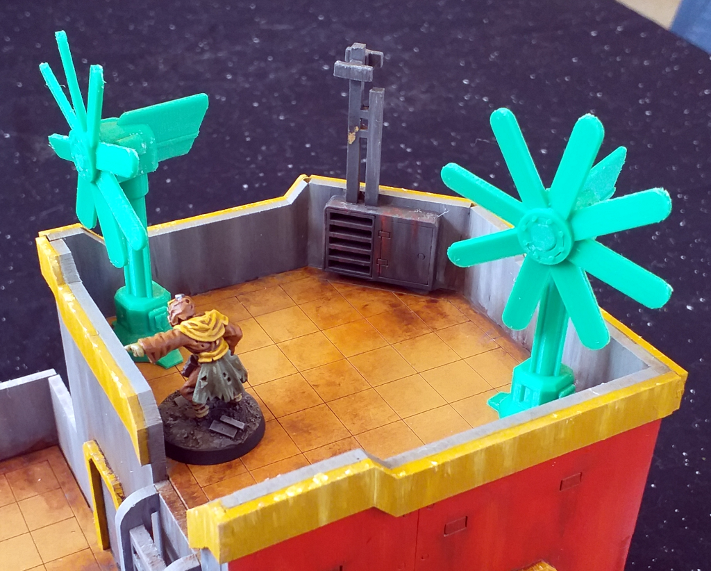 Sci-Fi Rooftop Fan
