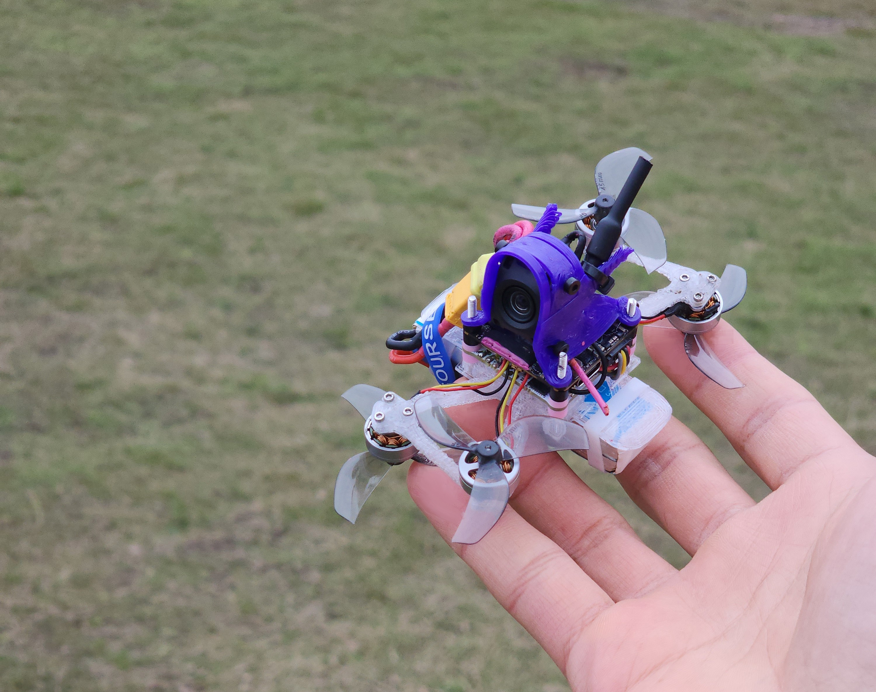 1.6inch BONE FPV Tricked Version: Botanist 魔改的迷你骨头机架
