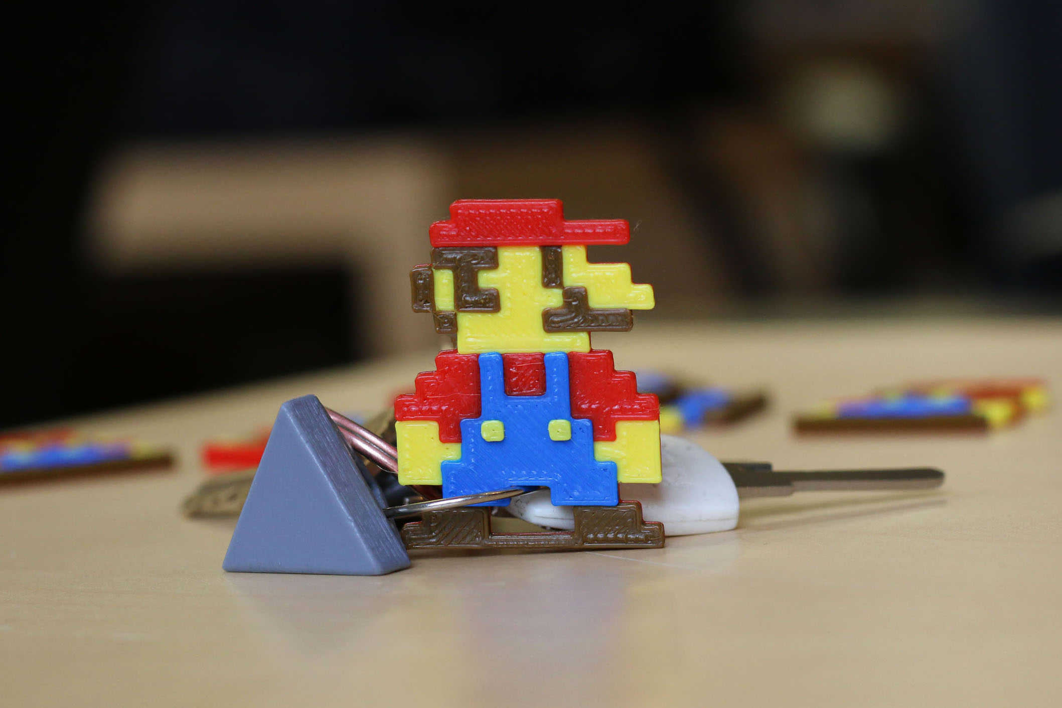 Multi-Color Mario Keychain