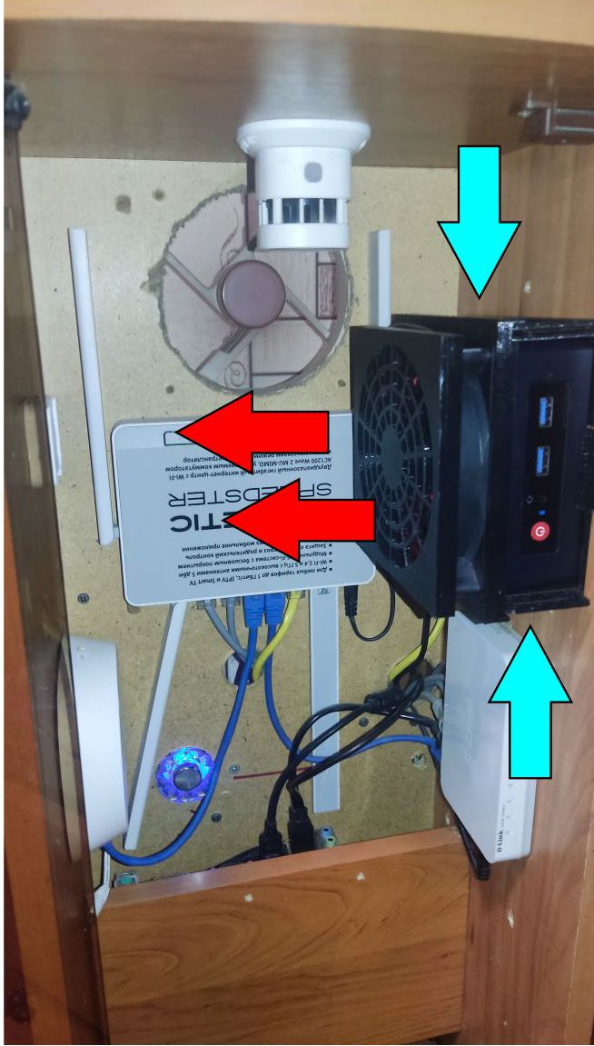Cooler holder for case with dust filter