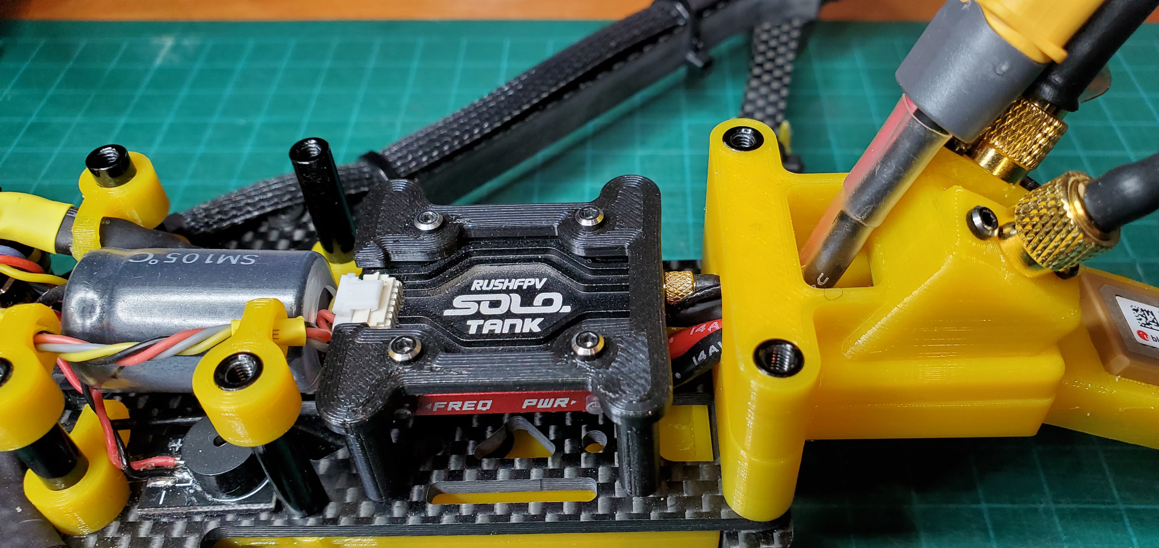 RushFPV Rush Tank SOLO 1W 5.8GHz VTX Mount