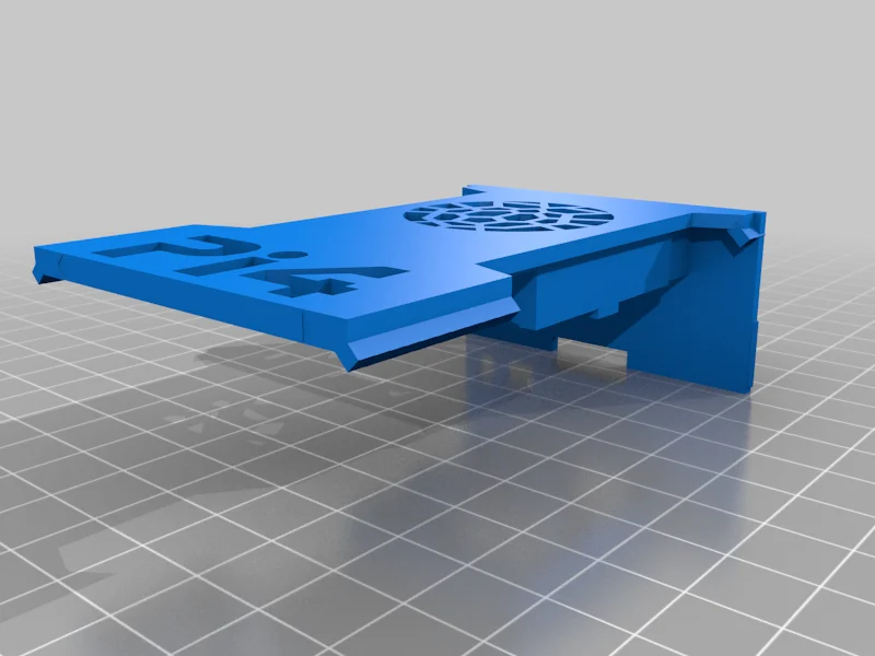 Raspberry Pi 4 Case, active cooled with wall mount