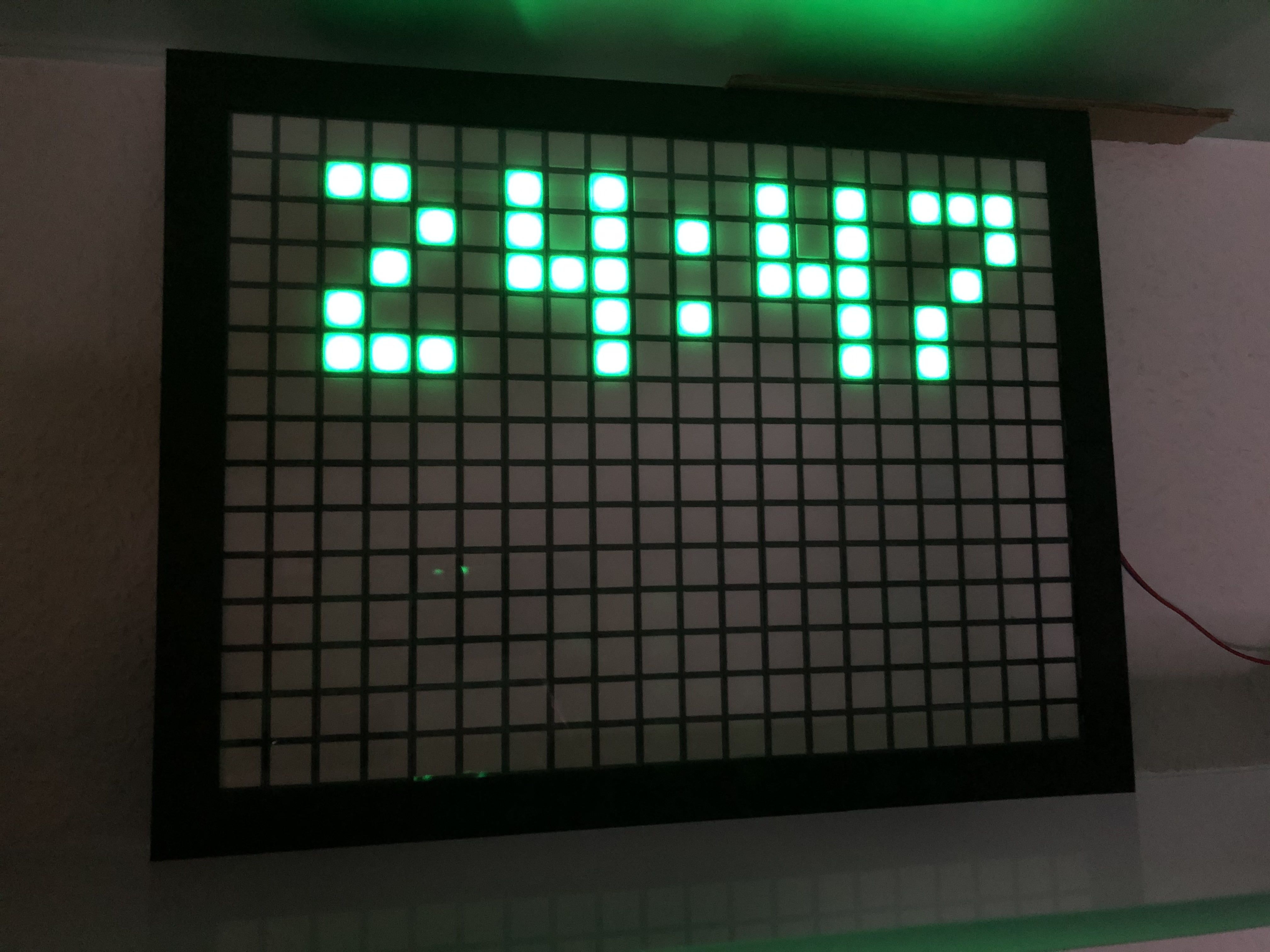 Rahmen Chaos Uhr