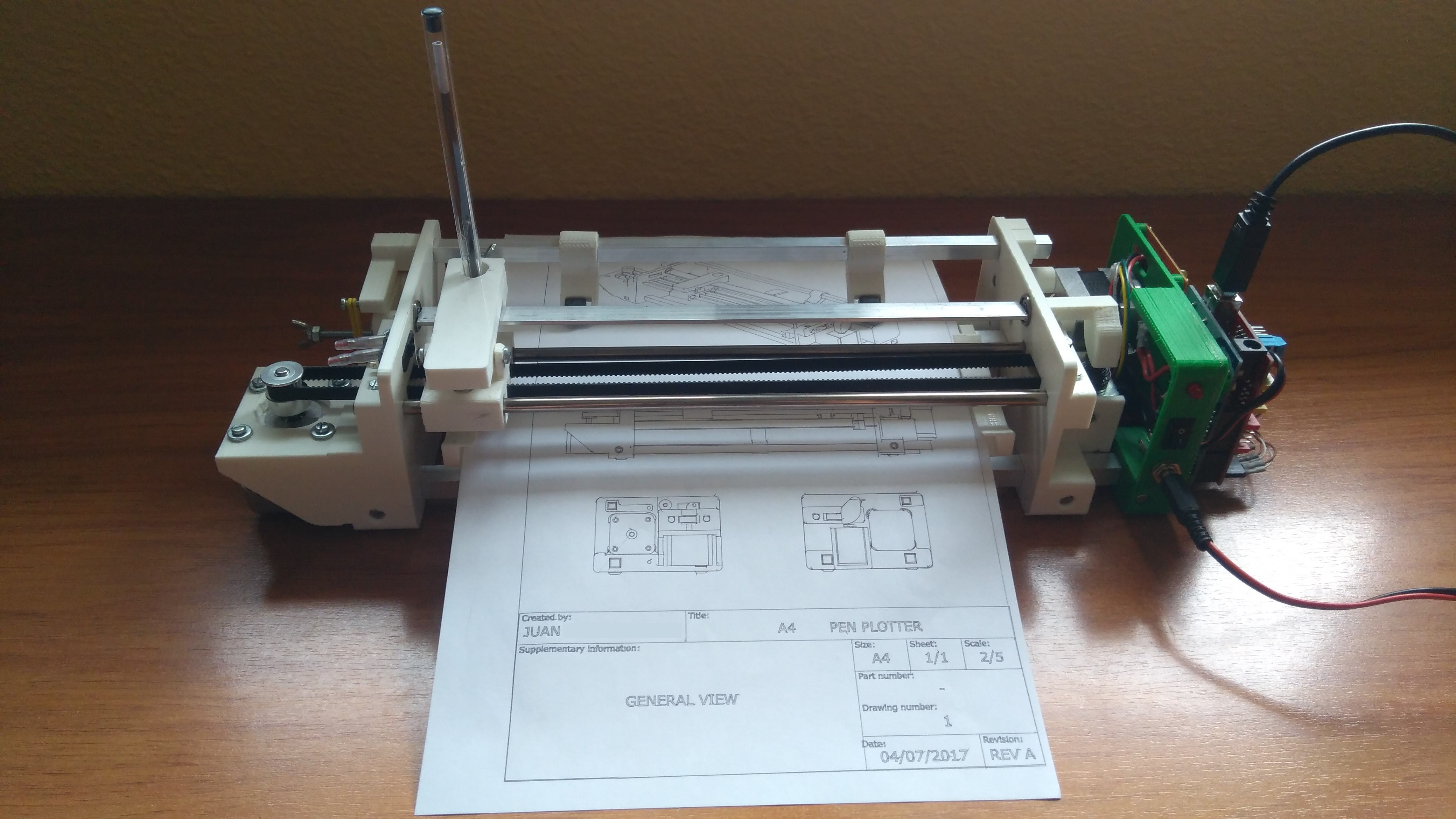 A4 Pen Plotter