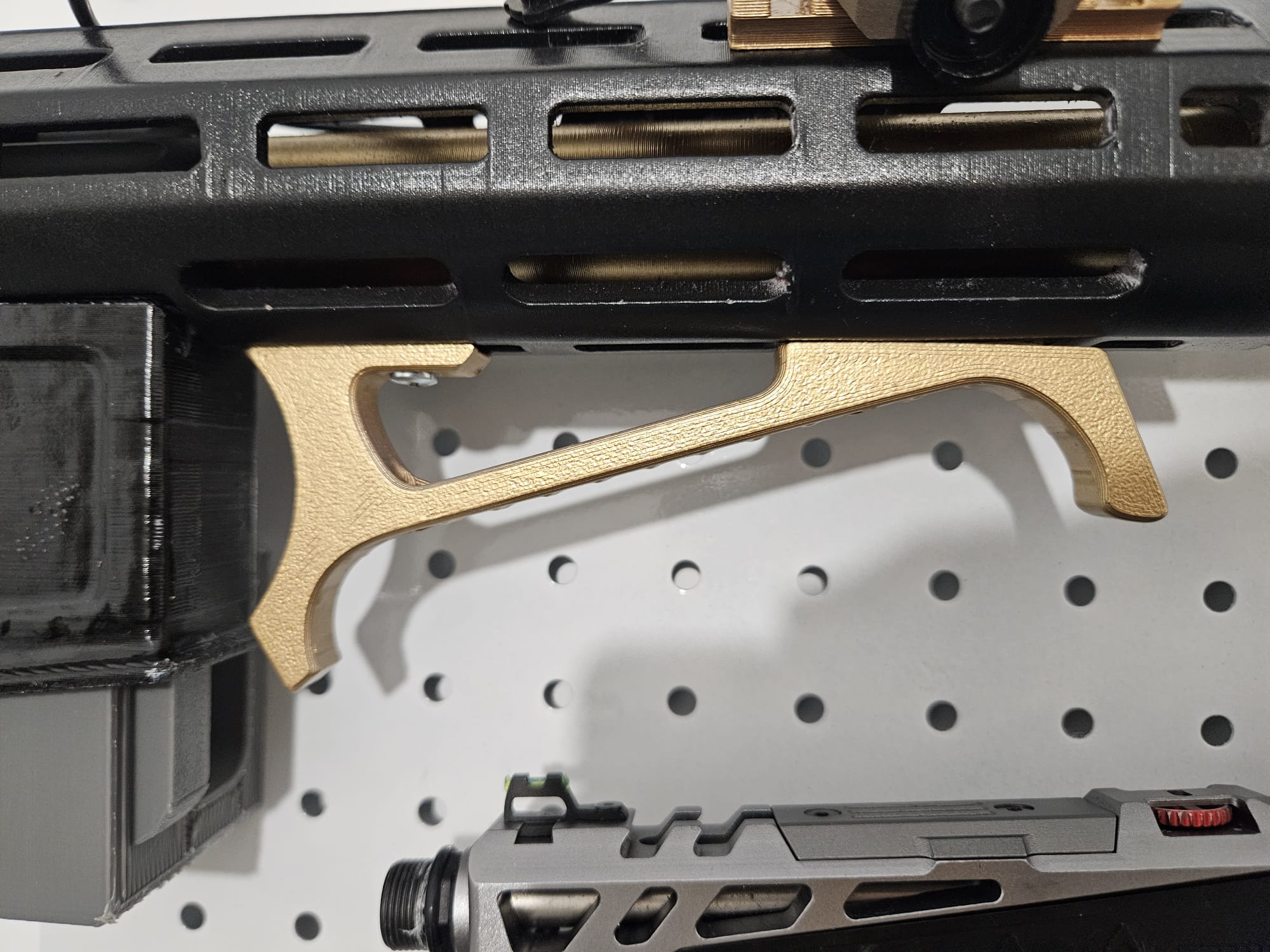 MLOK Angled Grip - light / skeletonized