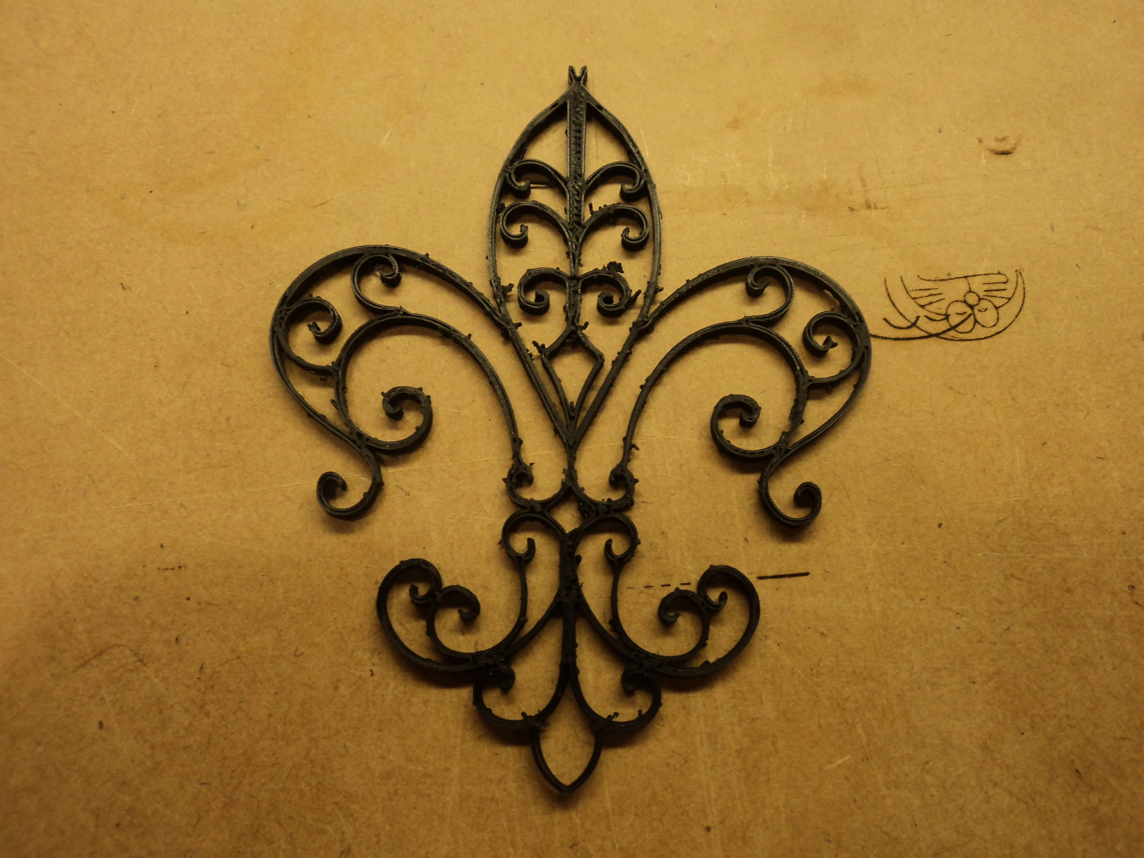 Fleur de lis light